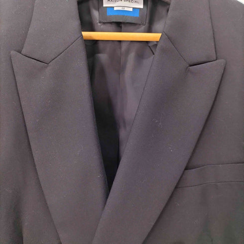 メゾンスペシャル MAISON SPECIAL CORDURA Wool Prime-Over Gold Button Double Blazer メンズ 02