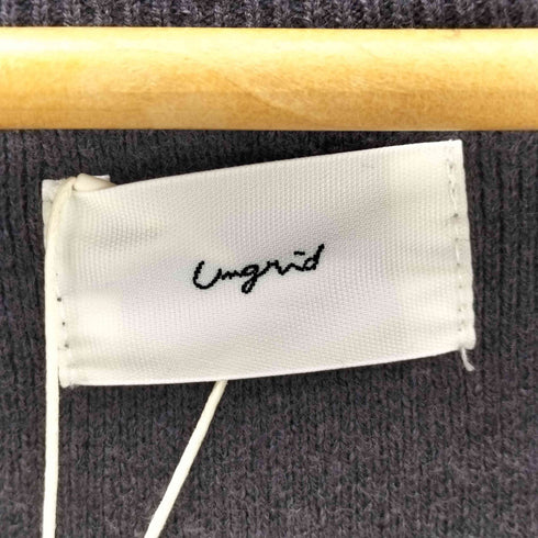 アングリッド Ungrid カシミヤ混スムースVネックニット レディース FREE