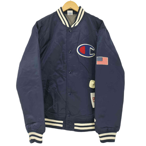 チャンピオン Champion アメリカ国旗刺繍 スタジャン メンズ import:XL