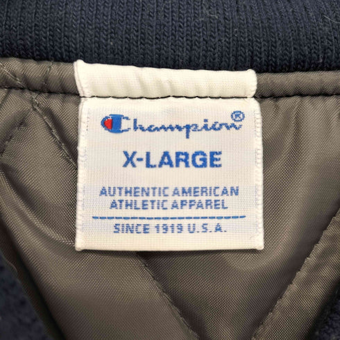 チャンピオン Champion アメリカ国旗刺繍 スタジャン メンズ import:XL