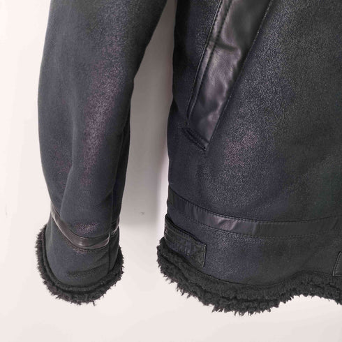 アルファインダストリーズ ALPHA INDUSTRIES 別注 B-3 フェイクムートンジャケット メンズ L