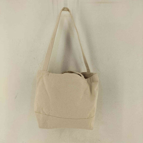 メゾンキツネ MAISON KITSUNE Café Kitsuné 2way ロゴプリント キャンバス トートバッグ レディース