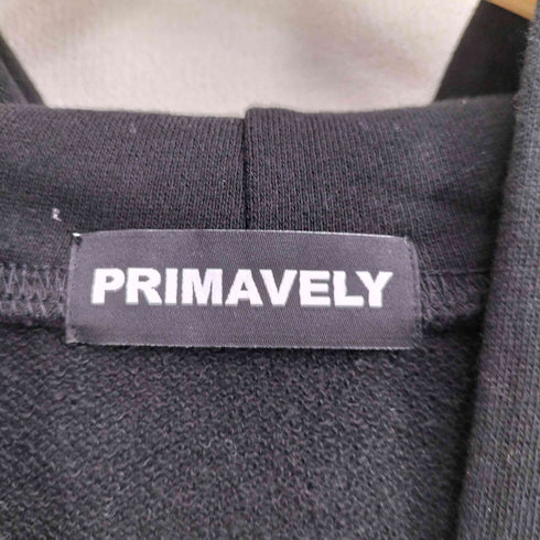PRIMAVELY フロントデザイン プルオーバーパーカー レディース FREE