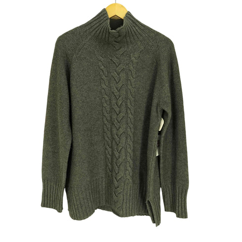 エスマックスマーラ S Max Mara ウール混 カシミヤ ハイネック ケーブル ニット レディース
