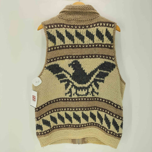 Flash Up Classical NEW WOOL ウール ジップアップ ニット ノースリーブ カウチン ベスト メンズ