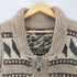 Flash Up Classical NEW WOOL ウール ジップアップ ニット ノースリーブ カウチン ベスト メンズ