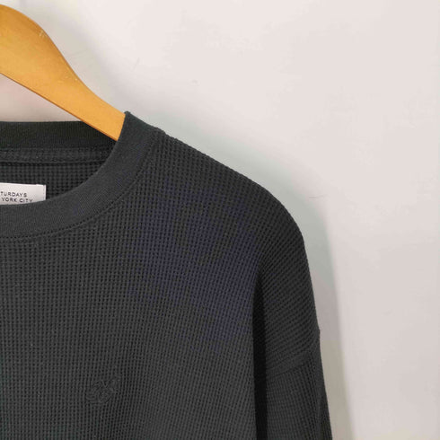 サタデーズニューヨークシティ Saturdays NYC Alex Waffle Relaxed LS Tee ワッフル サーマル メンズ import:S