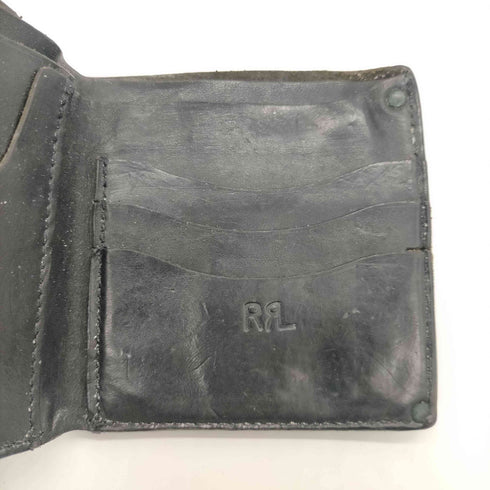 ダブルアールエルラルフローレン RRL RALPH LAUREN レザートラッカー ウォレット 二つ折り財布 メンズ