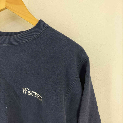 H アッシュ Wisconsin 古着 リメイク スウェットトップス メンズ