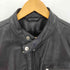 Rookie Leathers バッファローレザー シングル ライダースジャケット メンズ LL