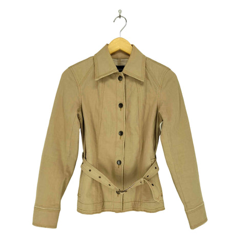 バーバリーロンドン BURBERRY LONDON ベルト付デニムジャケット レディース 36