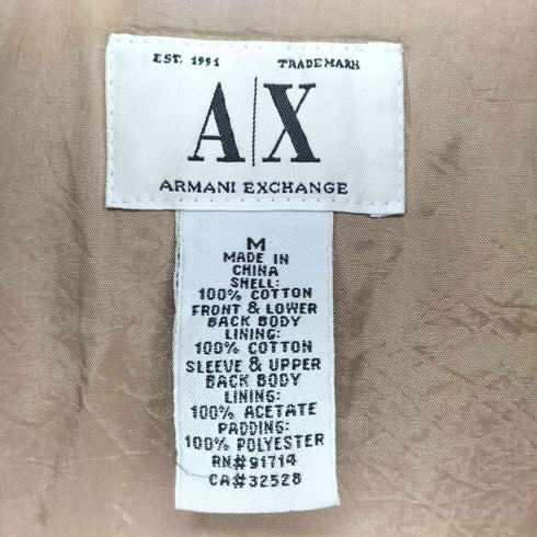 アルマーニエクスチェンジ ARMANI EXCHANGE 90s スタンドカラー コーデュロイジャケット メンズ import:M