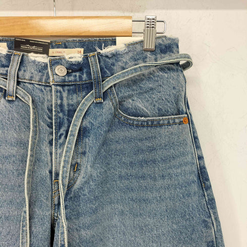 リーバイス Levis 別注 XL STRAIGHRT ダメージデニム フルレングス レディース 24