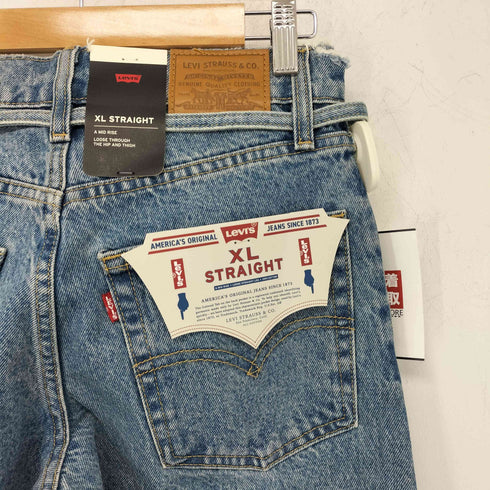 リーバイス Levis 別注 XL STRAIGHRT ダメージデニム フルレングス レディース 24
