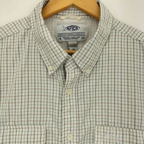 AFTCO 90-00s チェック フィッシングシャツ メンズ JPN:L