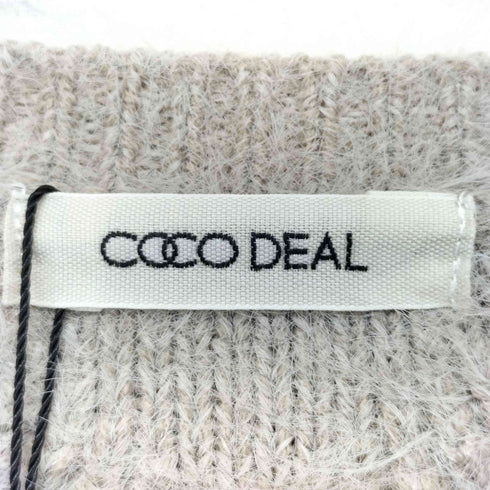 ココディール COCO DEAL フェザーフリンジジャガードニット レディース JPN:2