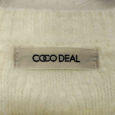 ココディール COCO DEAL フェザーフリンジジャガードニット レディース JPN:2