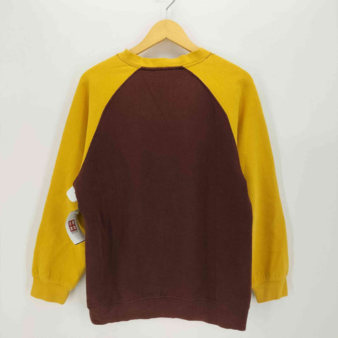 ステューシー Stussy 90S OLD 青タグ カレッジロゴ 三段 ラグラン スリーブ スウェット メンズ import:S