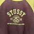 ステューシー Stussy 90S OLD 青タグ カレッジロゴ 三段 ラグラン スリーブ スウェット メンズ import:S