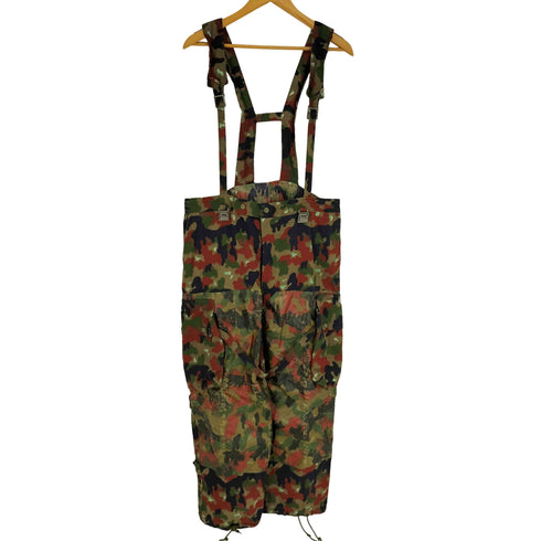 スウィーディシュアーミー SWEDISH ARMY 1974~1975S スイス軍 アルペンカモ フィールドビブパンツ メンズ 50-76