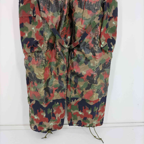 スウィーディシュアーミー SWEDISH ARMY 1974~1975S スイス軍 アルペンカモ フィールドビブパンツ メンズ 50-76