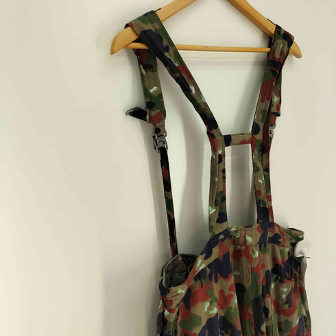 スウィーディシュアーミー SWEDISH ARMY 1974~1975S スイス軍 アルペンカモ フィールドビブパンツ メンズ 50-76