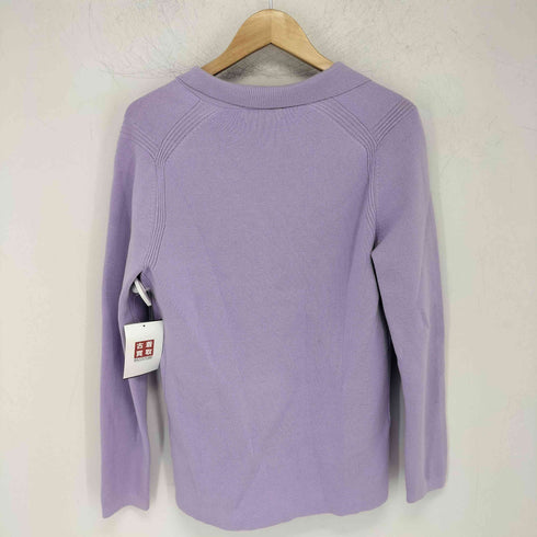 ランズエンド LANDS END 貝ボタン スーピマコットン ニットジャケット カーディガン レディース JPN:M