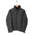 バーバリーブラックレーベル BURBERRY BLACK LABEL 襟ラビットファー 裏地チェック ダウンジャケット メンズ import:M
