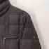 バーバリーブラックレーベル BURBERRY BLACK LABEL 襟ラビットファー 裏地チェック ダウンジャケット メンズ import:M