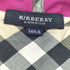 バーバリーロンドン BURBERRY LONDON ワンポイント刺繍 鹿の子 裏地ノバチェック ジップアップパーカー レディース 140A