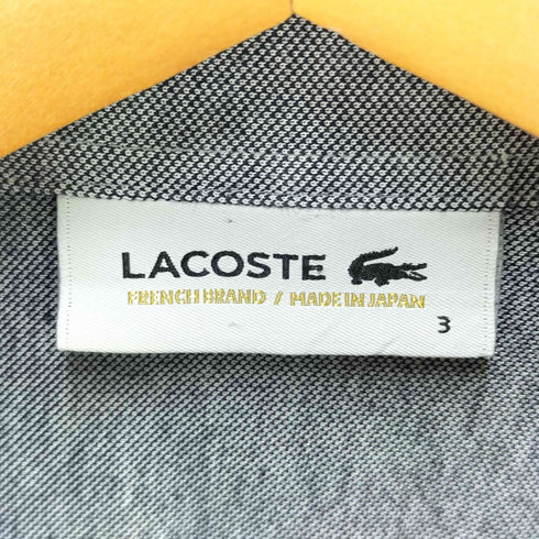 ラコステ LACOSTE 鹿の子 半袖シャツ メンズ JPN:3