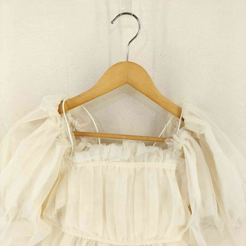 リリーブラウン Lily Brown 25SS 3WAYペプラムチュールトップス レディース ONE SIZE