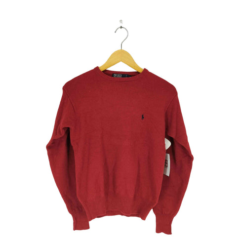 ポロバイラルフローレン Polo by RALPH LAUREN ポニー刺繍 LAMBSWOOL ニットセーター レディース 160