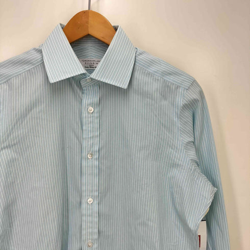 トゥモローランドピリグリム TOMORROWLAND PILGRIM ストライプ長袖ワイシャツ メンズ US:38