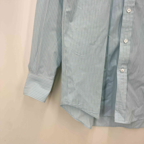 トゥモローランドピリグリム TOMORROWLAND PILGRIM ストライプ長袖ワイシャツ メンズ US:38