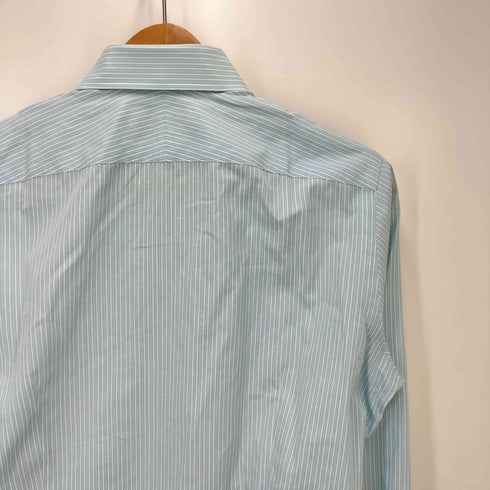 トゥモローランドピリグリム TOMORROWLAND PILGRIM ストライプ長袖ワイシャツ メンズ US:38