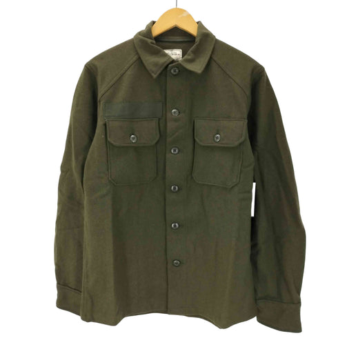 ユーエスアーミー U.S. ARMY 70S WOOL NYLON OG-108 ミリタリー シャツ 1977年製 メンズ import:S