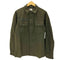 ユーエスアーミー U.S. ARMY 70S WOOL NYLON OG-108 ミリタリー シャツ 1977年製 メンズ import:S
