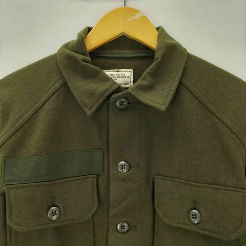 ユーエスアーミー U.S. ARMY 70S WOOL NYLON OG-108 ミリタリー シャツ 1977年製 メンズ import:S
