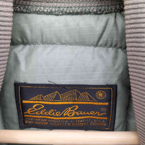エディーバウアー Eddie Bauer 70-80S 黒タグ PREMIUM QUALITY GOOSE DOWN キルティング グース ダウン ジャケット TALON ZIP メンズ