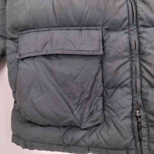 ランズエンド LANDS END 90s-00s ダブルジップ リバーシブル グースダウンジャケット メンズ import:L