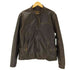 MORGAN MEMPHIS BELLE GENUINE LEATHER 本革 シングル レザー ライダース ジャケット メンズ import:L