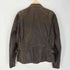 MORGAN MEMPHIS BELLE GENUINE LEATHER 本革 シングル レザー ライダース ジャケット メンズ import:L