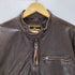 MORGAN MEMPHIS BELLE GENUINE LEATHER 本革 シングル レザー ライダース ジャケット メンズ import:L
