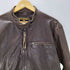 MORGAN MEMPHIS BELLE GENUINE LEATHER 本革 シングル レザー ライダース ジャケット メンズ import:L