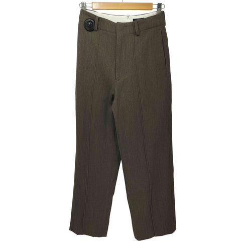 イレーヴ YLEVE 24AW WOOL RAYON TWILL TR 1 ワイドテーパードパンツ トラウザーズ メンズ JPN:1