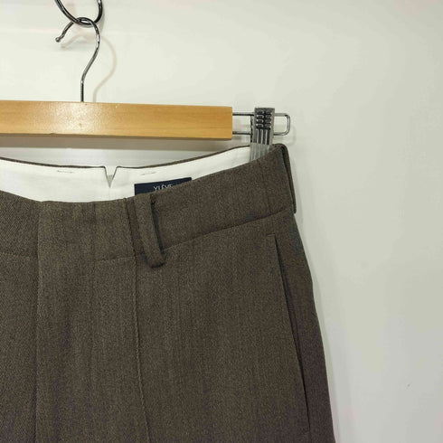 イレーヴ YLEVE 24AW WOOL RAYON TWILL TR 1 ワイドテーパードパンツ トラウザーズ メンズ JPN:1