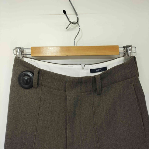 イレーヴ YLEVE 24AW WOOL RAYON TWILL TR 1 ワイドテーパードパンツ トラウザーズ メンズ JPN:1