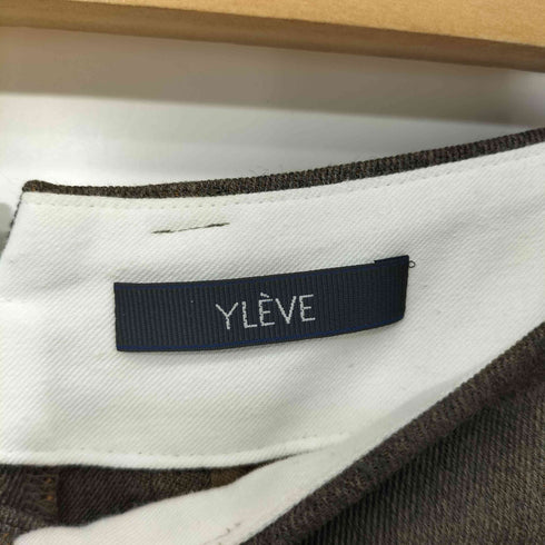 イレーヴ YLEVE 24AW WOOL RAYON TWILL TR 1 ワイドテーパードパンツ トラウザーズ メンズ JPN:1