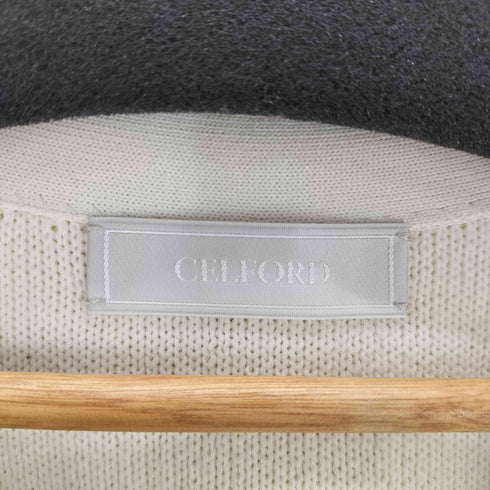 セルフォード CELFORD ファーライクニットカーディガン レディース JPN:38